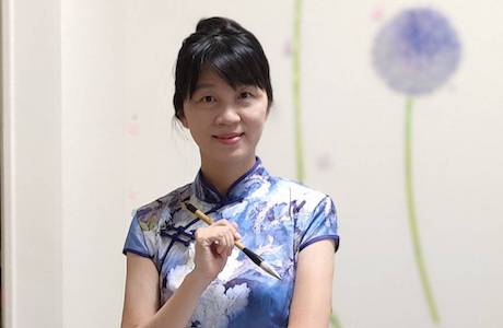 花開 ― 堃菁的國畫小天地
